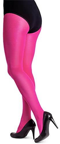 LORES Satin Damen Strumpfhose 100 DEN Dicker Glänzender Look Schlichter Glanz Blickdichte Vollstrümpfe Druckfreie Lucido
