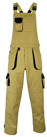 NORTH SKIN Bib and Brace Overalls Lightweight Dungarees Coveralls Knee Pad Multi Pocket Trousers Mens Womens Sleeveless Tools Holder