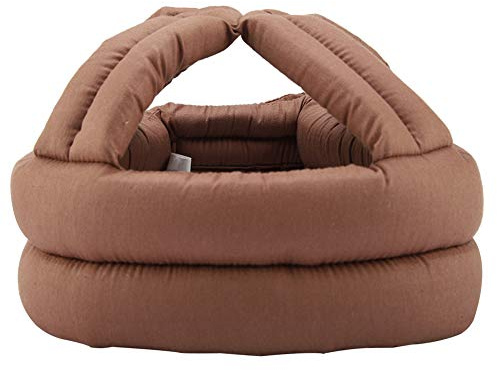 Schutzhelm für Senioren und Erwachsene, Khaki mit Spitze, Weicher Fallschutz, Sicherheitsausrüstung