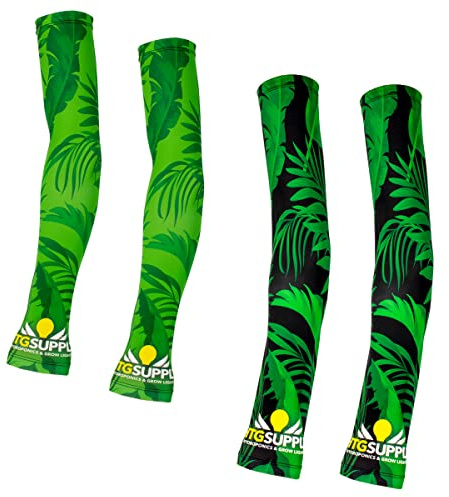 HTG Supply Arm Guard Gardening Sleeves for Plant Trimming with UV Protection Cooling Effect (Small)