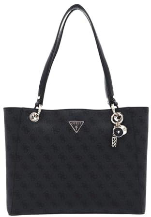 GUESS Women Noelle Girlfriend Sa Bag, Coal Logo