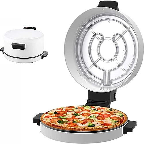 2000W Electric Double-Sided Nonstick Boiler Pizza Maker, 12-Inch / 30cm Pizza Maker Machine For Home, Power Ready And Indicator Lights, For Steak Bread Baking