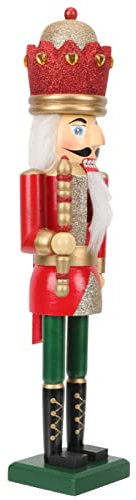 Beatifufu Figurine Bois De Casse-Noisette Décoration De Mariage Et Intérieur Personnage Traditionnel Bois pour Fêtes De Noël Célébrations