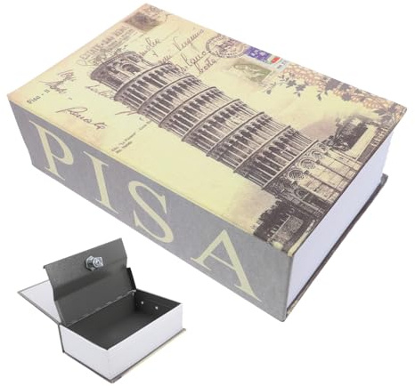 DOITOOL Boîte De Rangement Secrète Pour Serrure Et Clés Coffre-fort Caché Pour Bijoux Décoratif Vintage