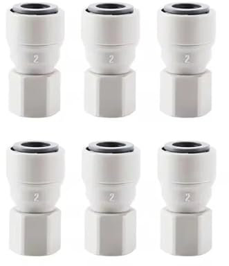 Raccord rapide en plastique pour brassage maison, raccord FFL à emboîtement 3/8 x 7/16 pour tube de 9,52 mm, connecteur rapide pour distributeur de bière à verrouillage à bille, accessoires pour l