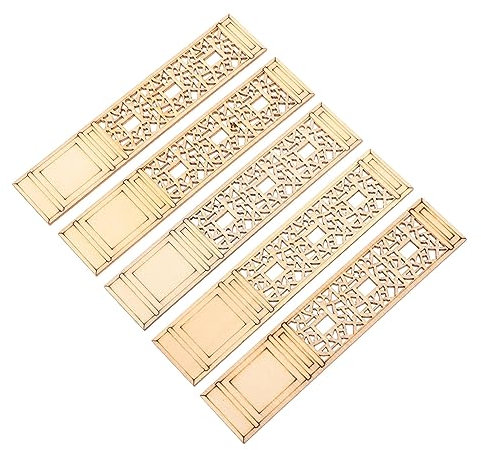 OSALADI Rebanada de Madera Miniatura para Manualidades Infantiles, Accesorio Creativo de Madera Beige sin Pintar, Multifuncional para Bricolaje y Decoración DIY