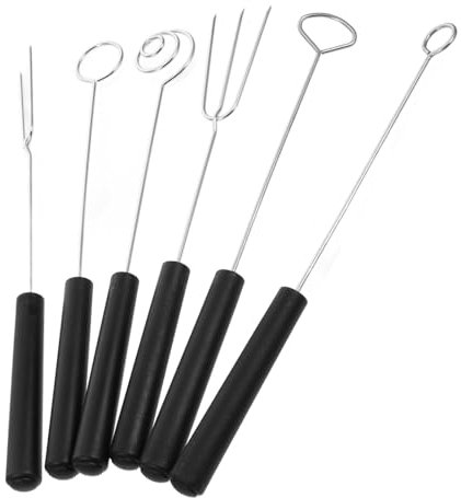 COLLBATH 6stücke Teiliges -fondue- Schokolade-tauchen Backwerkzeuge Grillgabeln Dessertgabeln Käse Und Obstgabeln Für Küche Und Outdoor
