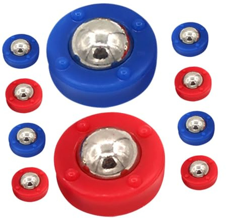 UPKOCH 10piezas Bolas De Barajar para Mesa Mini Rodillo De Bolas Juego De Mesa Portátil Entretenimiento Interiores Accesorios De Tejo