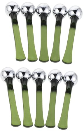 BESTYASH 10stücke Gesichtsmassagegerät mit Augenapplikator Augencreme-massageroller Massagegerät für Augen Augencremeroller Schönheits-augenmassagegerät Gesichtscreme-applikatorroller Make-