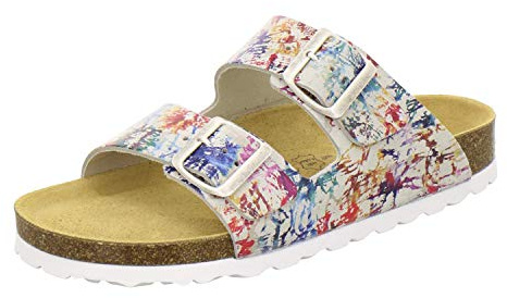 AFS-Schuhe 2100, modische Damen-Pantoletten, hochwertiges, echtes Leder, Made in Germany