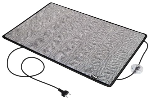 Mi-Heat Fashion Gray grau 50x75cm Infrarot Heizmatte - schreibtischheizung infrarot schreibtischheizung Fußheizung Schreibtisch heizmatte schreibtisch Homeoffice Arbeitszimmer