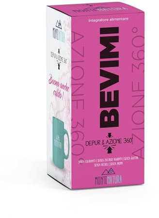 MONTENATURA® Bevimi | Depur & Azione 360° | Depurativo, Drenante, Diuretico, Disintossicante, Detox | Elimina Tossine dal Fegato | Con Cardo Mariano, Bardana, Equiseto e Clorofilla 300 ml