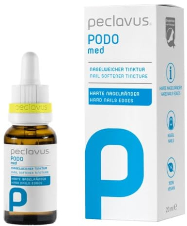 peclavus PODOmed Nagelweicher Tinktur 20 ml | Nagelweicher-Tinktur | erweicht verdickte Nägel | NATRUE-zertifizierte Naturkosmetik