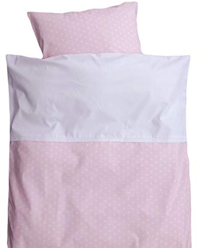 BABYBETTWÄSCHE STERNE, 80/80 CM (rosa)