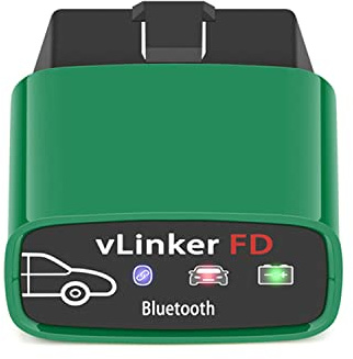 Vgate OBDII Bluetooth, vLinker FD OBD2 diagnosegerät OBD Adapter für Android und Windows (Bluetooth 3.0)