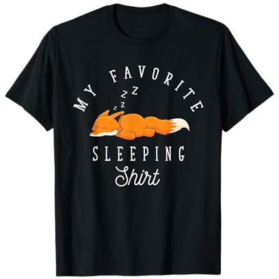 Animal De La Forêt Dormir Pyjama Chemise De Nuit Renard T-Shirt