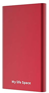 SSD portátil Externo 128GB 256GB 512GB Disco Duro 1TB HDD 2TB Estado sólido Disco Duro de Disco Duro para computadora portátil Disco Duro de Disco SSD (Color : Rojo, SSD Capacity : 2TB)