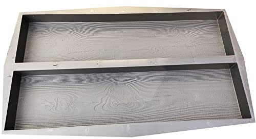 FHONYX stampi in cemento 80x40x5,5cm, Di Lastre, pannello per decking, imitazione del legno, giardino dei prati, decorazione del giardino, percorso, DIY, pavimentazione, riutilizzabile, multifunzione