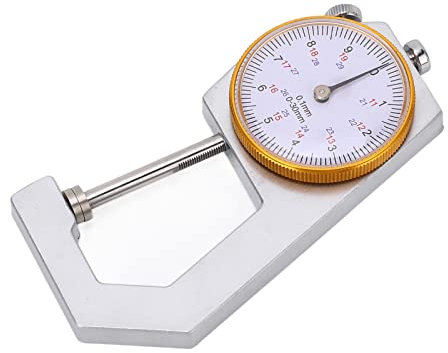 Spessimetro, Finitura Brillante Spessimetro Multifunzionale 0‑30mm Ad Alta Precisione per Film di Carta Filo di Pelle