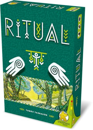 Strohmann Games, Ritual, Familienspiel, Kartenspiel, 2-6 Spieler, Ab 10+ Jahren, 30 Minuten, Deutsch, grün
