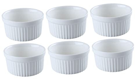 Garneck 6stücke Dessertschalen Servierschale Aus Keramik Für Pudding Und Backen Rutschfeste Schalen Für Suppe Und Snacks Mikrowellengeeignet Und Spülmaschinenfest