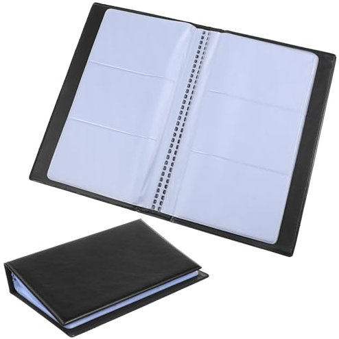 NUOBESTY Business Card Organizer Pu Kartenfächern Eleganter Visitenkartenhalter Für Professionelle Meetings Und Büroanwendungen Großer Stilvolles Design