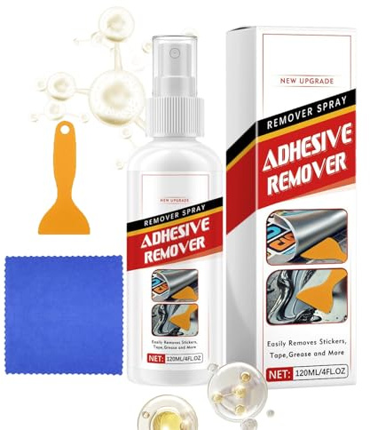 Klebstoffentferner-Spray, multifunktionales -Entferner-Spray, 120 ml, leistungsstarkes, schnell wirkendes Auto-Detailing-Zubehör, robustes Tönungsreinigungswerkzeug für Wartung