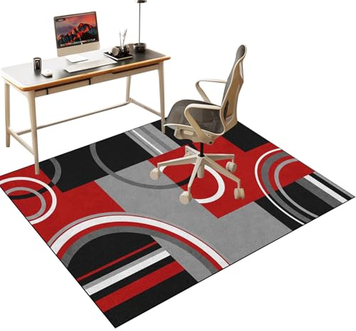 Tappetino protettivo per sedie da ufficio di alta qualità, resistente, protezione per tappeto, base per sedia da gioco, per pavimenti in legno e moquette, tappetino antiscivolo da scrivania.