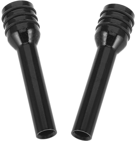 CLISPEED 2pcs Car Door Lock Knobs Auto Interior Aluminum Alloy Pull Pins with Diamond Decoration Enhanced Security and Luxury Upgrade for Vehicle Safety and Style