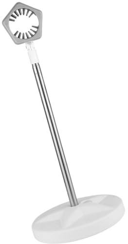 SHERCHPRY Support de Sèche-cheveux Télescopique Mains Gris 59-127 Cm pour Toilettage Animaux Support de Table Ajustable Usage Maison et Salon Professionnel