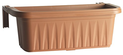 Bama 30270 Fioriera Rondine Set 2pz, Terracotta, 50x20x18.5 cm