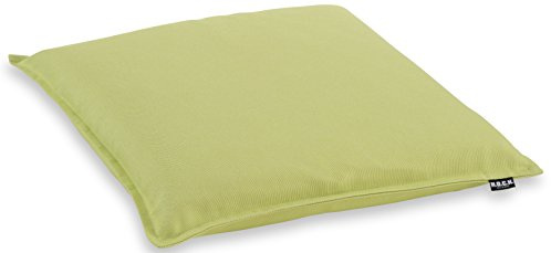 H.O.C.K. Caribe Outdoor Sitzkissen 45x45x4 cm – Wetterfestes Stuhlkissen mit UV-Schutz (Lichtechtheit 7) – Wasserabweisende Gartenstuhl-Auflage – Abnehmbarer Bezug & Waschbar (grün)