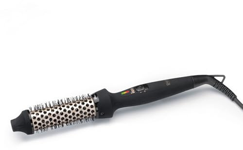 Diva Pro Styling Ceramic Hot Brush 30 mm – varmluftsborste – lockar eller vågor med volym, svart PRO314