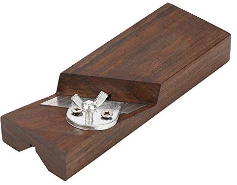 Mini Avión de Mano Ébano Bloque Ajustable Plano de Recorte Plano Doble Borde Herramienta de Carpintero Suave Recorte Proyectos Carpintero Modelo DIY