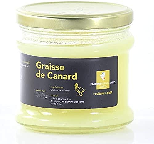 Graisse de Canard Origine France - Graisse de canard conserve en verre de 300 g
