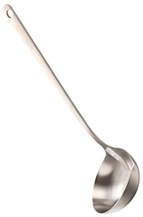 Cabilock 1pezzi Cucchiaio Per Brodo Acciaio Inossidabile Con Filtro Mestolo Da Cucina Con Manico Per Separazione e Brodo Per Casa e Ristoranti