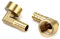 QWORK Codo de 90 Grados Acople de Latón,12mm x G1/2, 2 Piezas