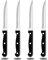 Homikit Steak Knives Set of 4, Stainless Steel Serrated Kitchen Knife with Sharp Blade, Utility Table Dinner Knife Cutlery Sets for Steak Bread Tomato Meat, Classy Design & Dishwasher Safe