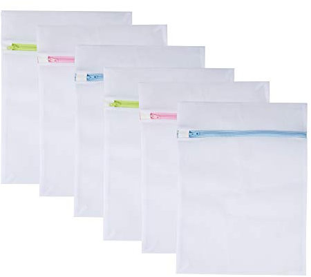 STARUBY 6 Pièces Sacs à Linge 40x30cm Filet de Lavage pour Protéger Vos Différents Types de Vêtements,Chaussures, Chaussettes,Soutiens-gorge,Sous Vêtements