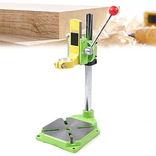 Multifunction Drill Press Floor Drill Stand, 38-43mm Drill Press Bench Stand Workbench Pillar Clamp Drilling Collet Base Repair Tool for Home DIY Industry Work