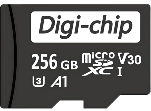 Digi-Chip Extreme Speed 256GB Micro SD UHS-3 Class 10 Memory Card - Fire 7, HD8, HD10 Tablet