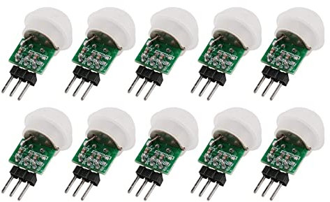 JOUSE 10 Pz AM312 Mini Modulo Sensore Umano IR Piroelettrico Infrarossi PIR Rilevatore di Movimento Moduli DC 2.7V un 12V