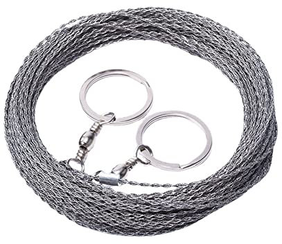 Aywndgdj Mini scie à en acier inoxydable - Scie à chaîne de poche - Scie de camping portable - Scie à - 10 m