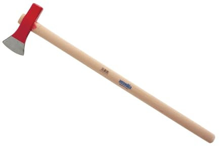 AUSONIA - MAZZASCURE ASCIA SPACCALEGNA ACCETTA DA SPACCO PER LEGNA DA 3,5 KG CON MANICO DA 90 CM