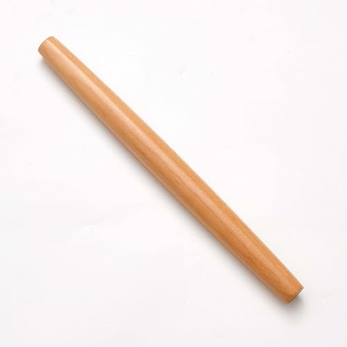 French Rolling Pin for Dough - Fulimax 16 Classic Wood Rolling Pins for Baking, Dough Roller for Fondant Pizza Pie Crust Cookie Pastry Pasta, Kitchen Baking Supplies, Beech Wood
