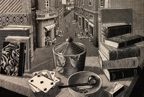 RUIYANMQ Puzzle 1000 Pezzi M C Eschers Artwork Poster Riproduzione Giocattoli Adulti Gioco Di Decompressione Vy211Nt