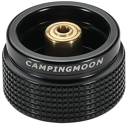 Campingmoon gasspis adapter Easy Clic Plus system för konvertering av CV-bajonettanslutning till anslutningstyp MSF-1a- eller Lindal Z08-ventil