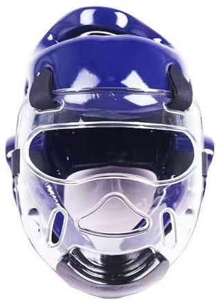 Boxhelm mit Maske, PU-Schale, professioneller Sanda-Kopfschutz, NBR Rebound, speziell und für Boxtraining, bequem, weich, Taekwondo-Helm, Kopfbedeckung, Kinder, Karate-Box