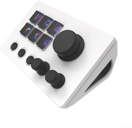 MeevrgR for MINI Custom Keypad – Compact 12x3x2cm, ABS, Hot-Swap, Black/White, for Productivity & Gaming(White)