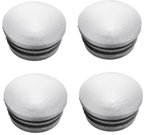 Angoily 4pcs Reflective Column Cap Fence Post Covers Rubber Reflective Post Caps for Highway Fence Protection
